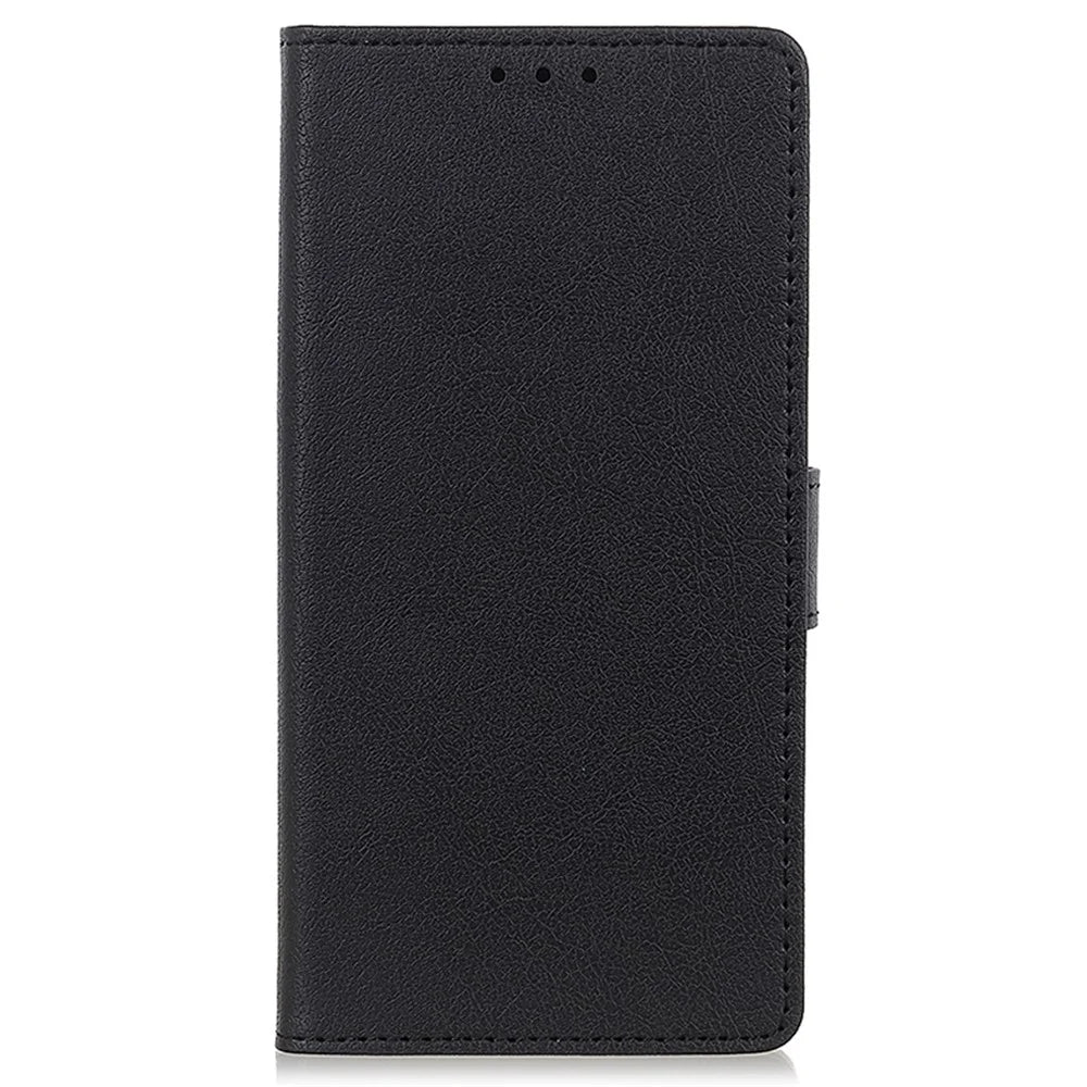 Anti-Scratch Protective Cover for Google Pixel 8 PU Leather Wallet Phone Case with Stand - Black - 6