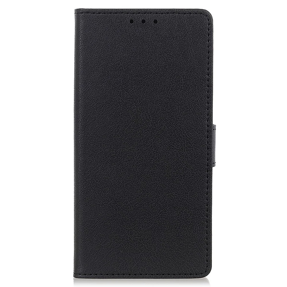 Anti-Scratch Cover for Google Pixel 8 Pro PU Leather Wallet Phone Protective Case with Stand - Black - 6