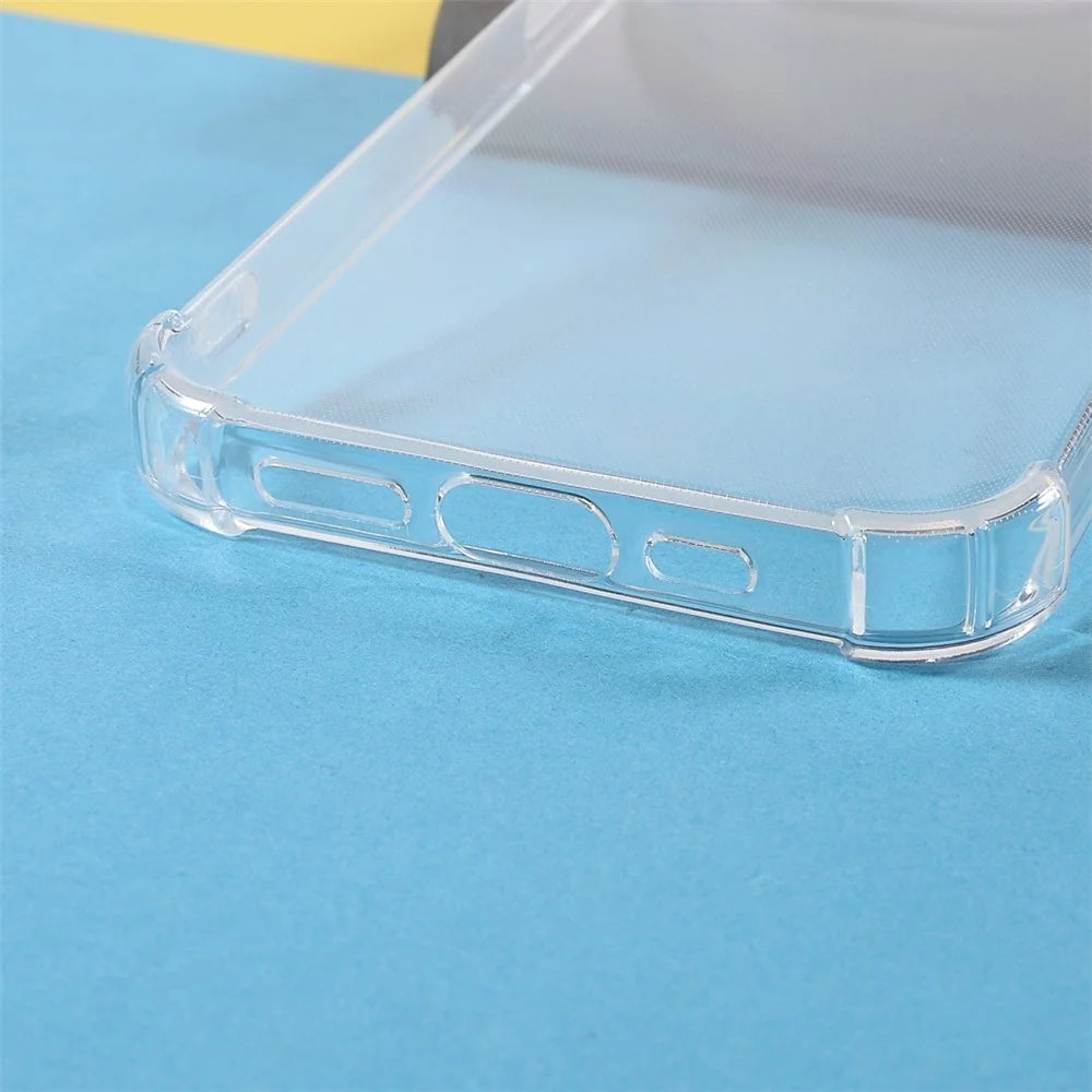 For iPhone 14 Crystal Clear Cover Reinforced Corner Shockproof Flexible TPU Phone Case - 7