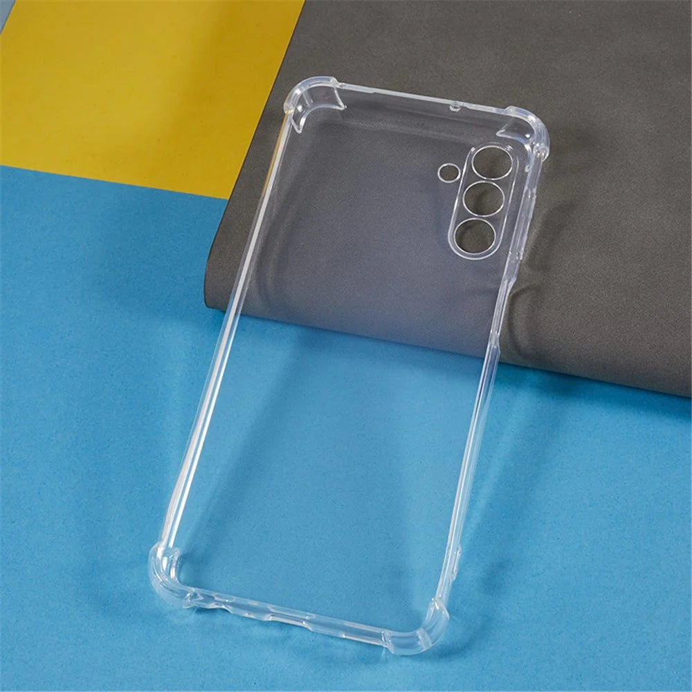 For Samsung Galaxy A13 5G / A04s 4G (164.7mm) Clear TPU Phone Case Reinforced Corners Anti-drop Cover - 4