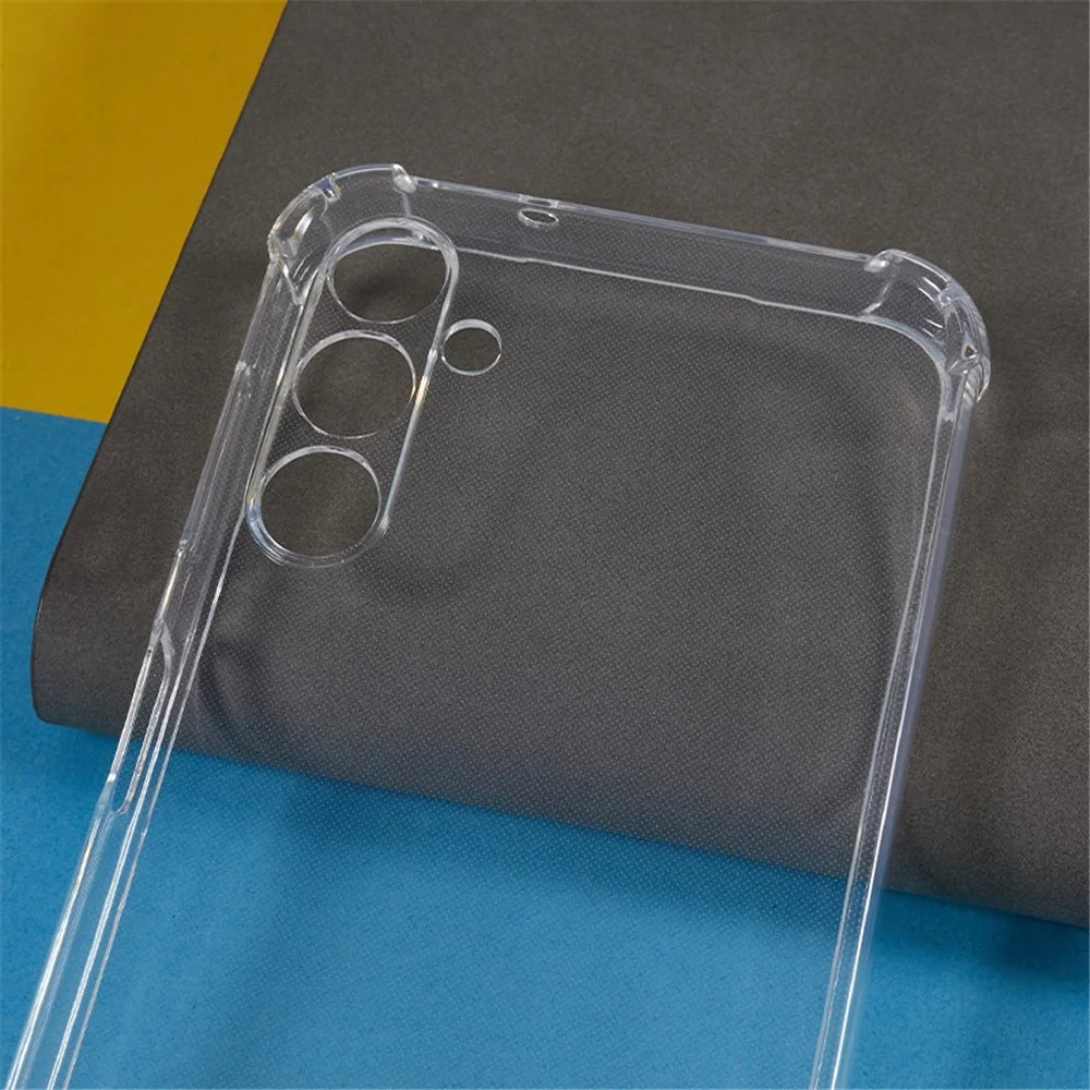For Samsung Galaxy A14 4G / 5G Transparent TPU Phone Case Anti-drop Corners Cell Phone Cover - 5