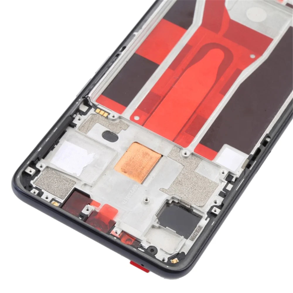 For OPPO Reno3 5G / Reno3 Youth / F15 / Find X2 Lite / K7 (2020) Grade C OLED Screen and Digitizer Assembly + Frame Repair Part (without Logo) - Black - 4