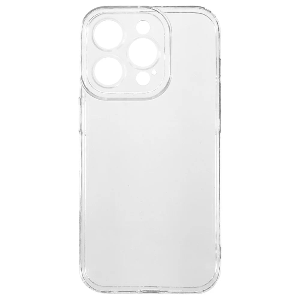 For iPhone 14 Pro Phone Case Clear Shock Absorption Thickened TPU Cover with Precise Cutout - 2