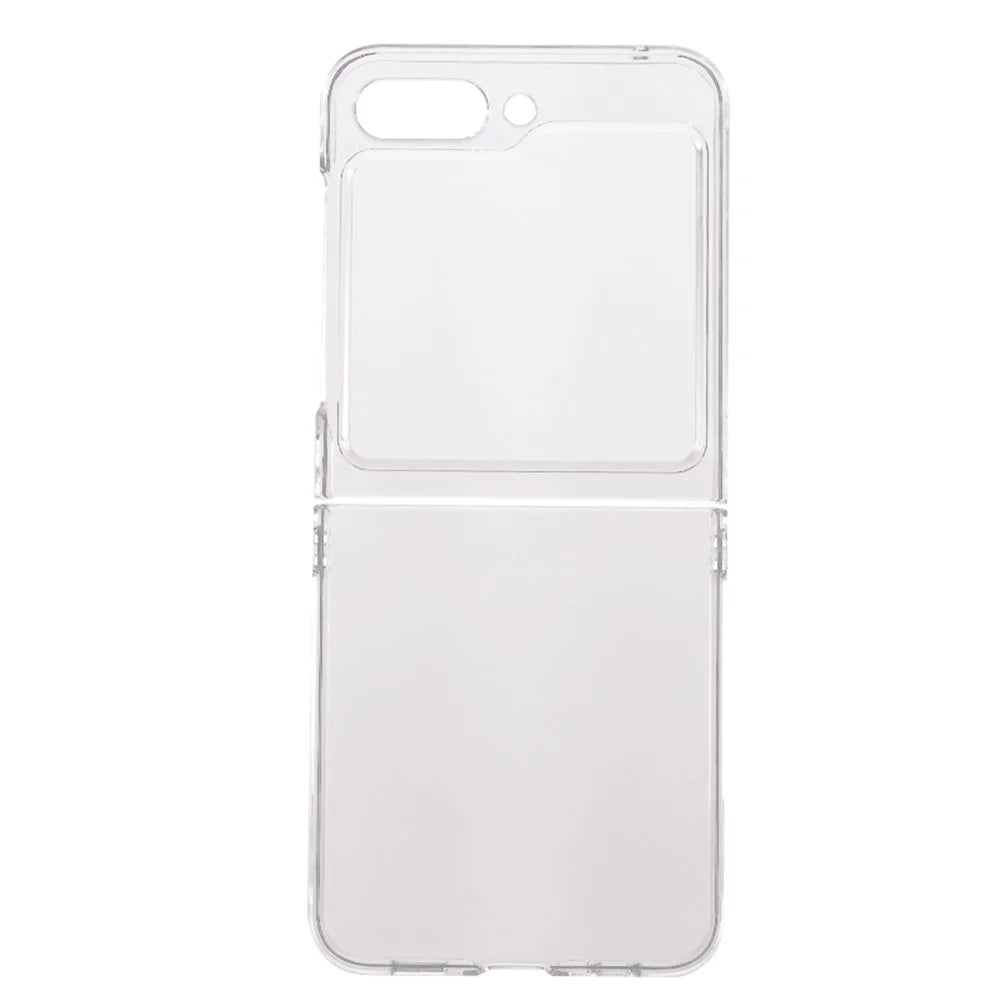 Crystal Clear Phone Case for Samsung Galaxy Z Flip5 5G Hard PC Mobile Phone Shell - 2