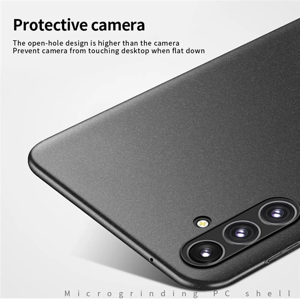 MOFI Shield Matte Series For Samsung Galaxy A54 5G Frosted Skin Phone Case Ultra-Thin Anti-Scratch Hard PC Cover - Black - 5