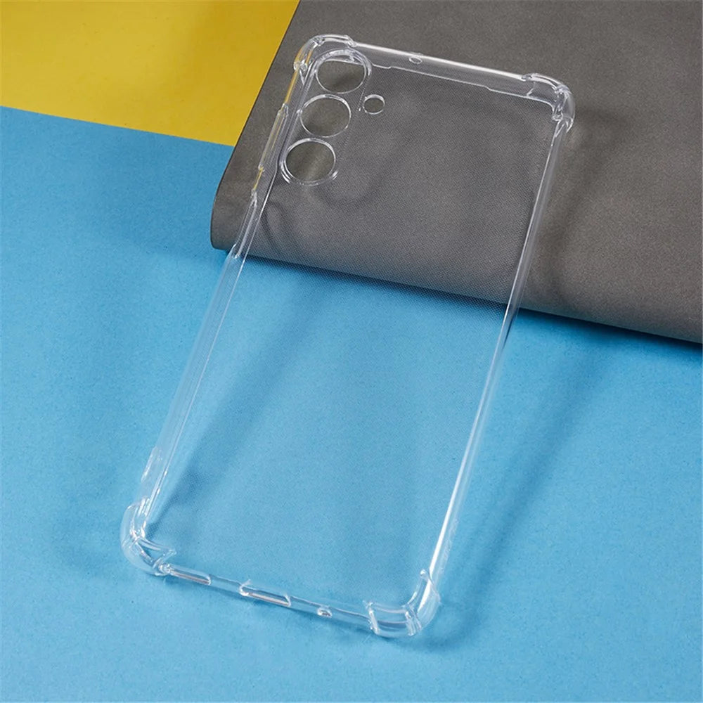 For Samsung Galaxy M54 5G / F54 5G Clear Phone Case Reinforced Corners TPU Cushion Back Cover - 3