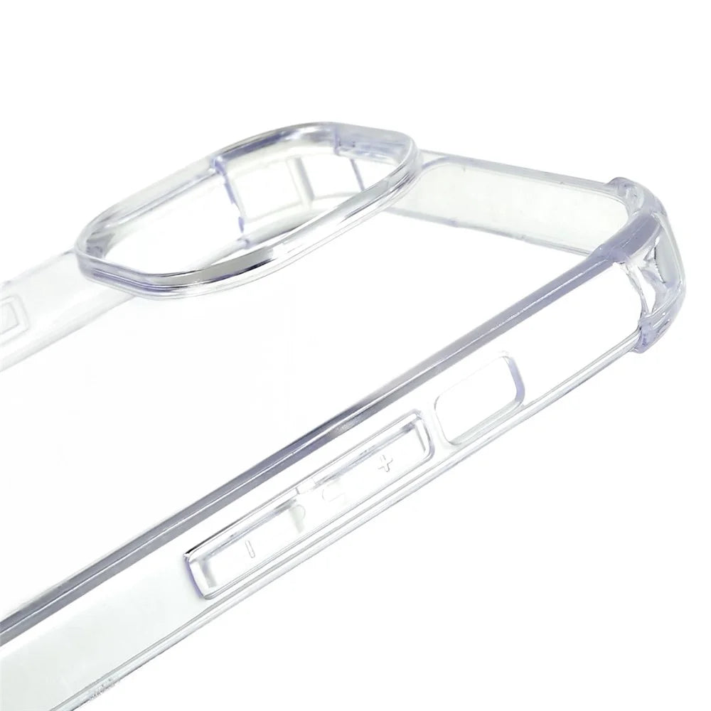 10PCS For iPhone 13 Super Slim 1.5mm Phone Case Drop Protection Phone Cover Acrylic+TPU Clear Shell - 7