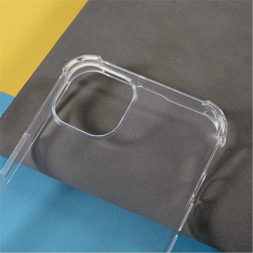10Pcs For iPhone 13 6.1 inch Anti-drop Phone Cover Watermark-free 1.5mm Clear Corner Protection TPU Case - 5