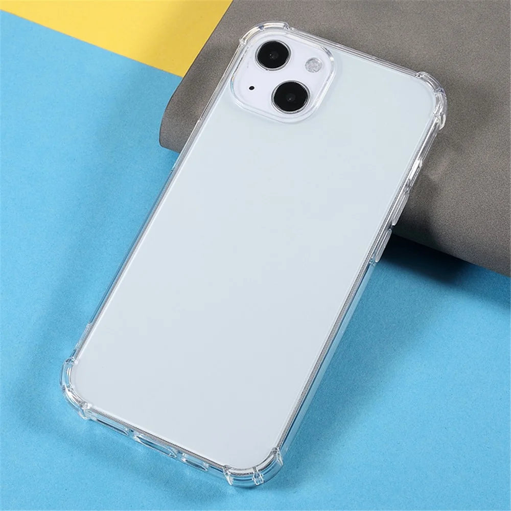 10Pcs 1.5mm TPU Case for iPhone 13 mini 5.4 inch , Watermark-free Phone Cover Corner Protection Clear Shell - 5
