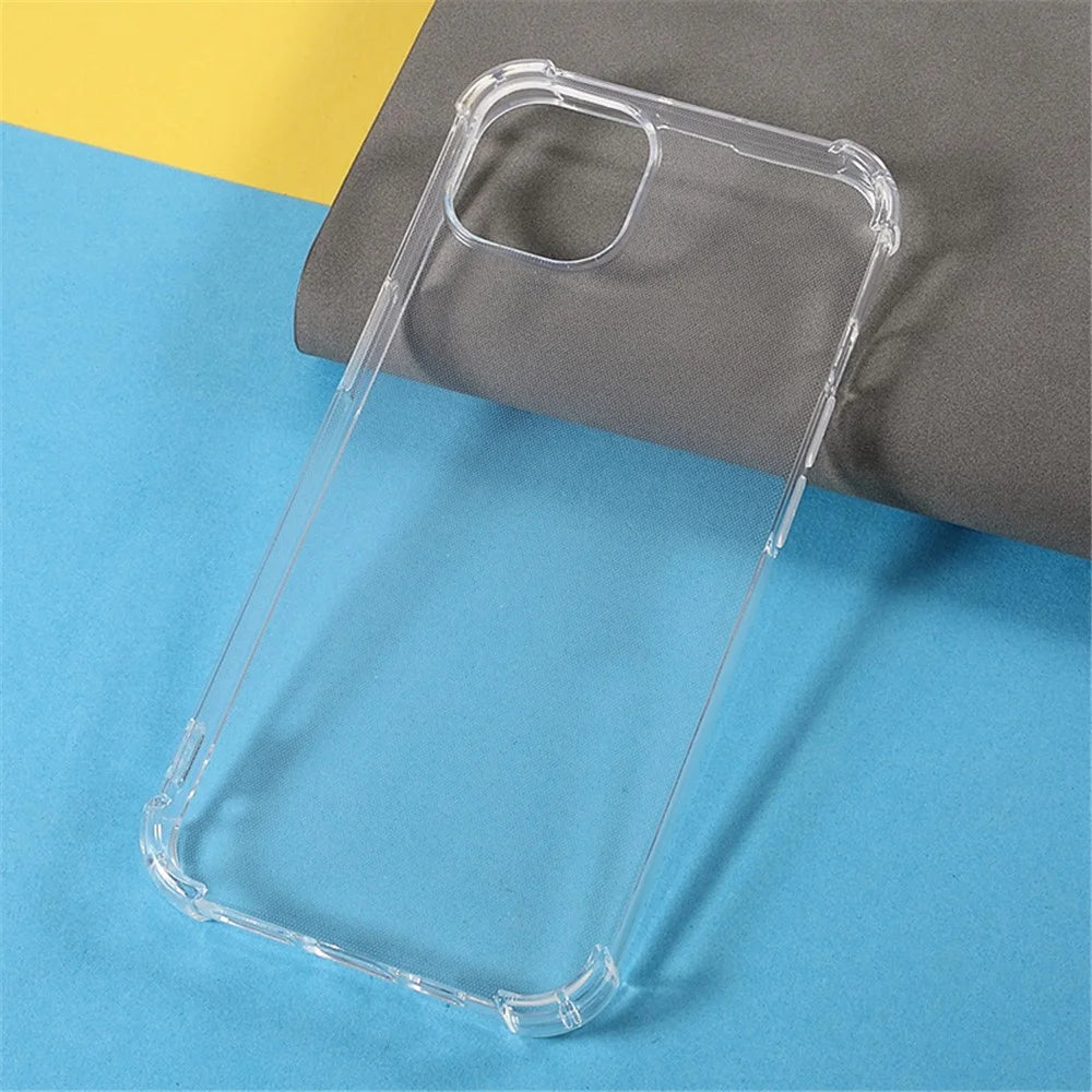 10Pcs 1.5mm TPU Case for iPhone 13 mini 5.4 inch , Watermark-free Phone Cover Corner Protection Clear Shell - 6