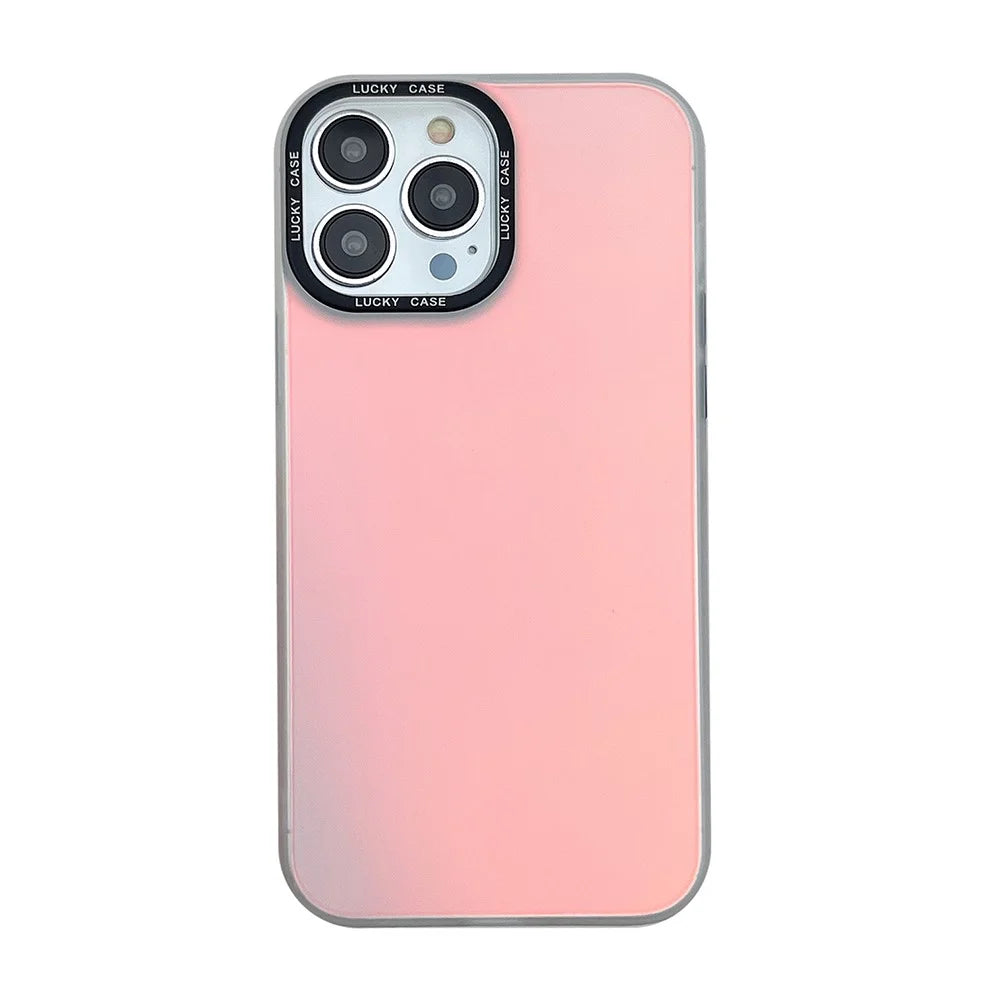For iPhone 14 Pro Max Laser Discoloration Design Mobile Phone Case Hard PC Flexible TPU Phone Cover Shell - 2
