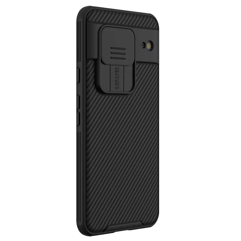 NILLKIN CamShield Pro Series for Google Pixel 8 Cell Phone Case PC+TPU Cover with Slide Camera Protector - Black - 4