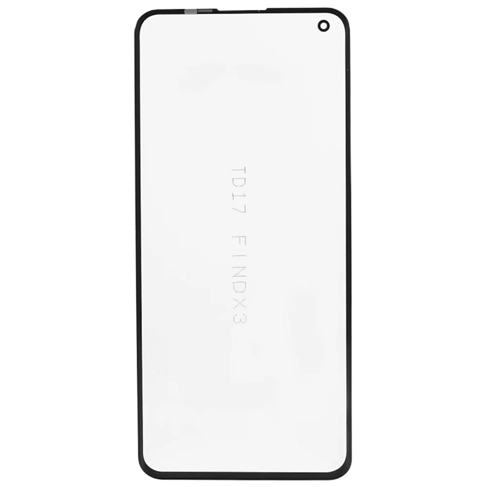 For Oppo Find X3 PEDM00 Front Screen Glass Lens + OCA Adhesive Replacement Parts (without Logo) - 2