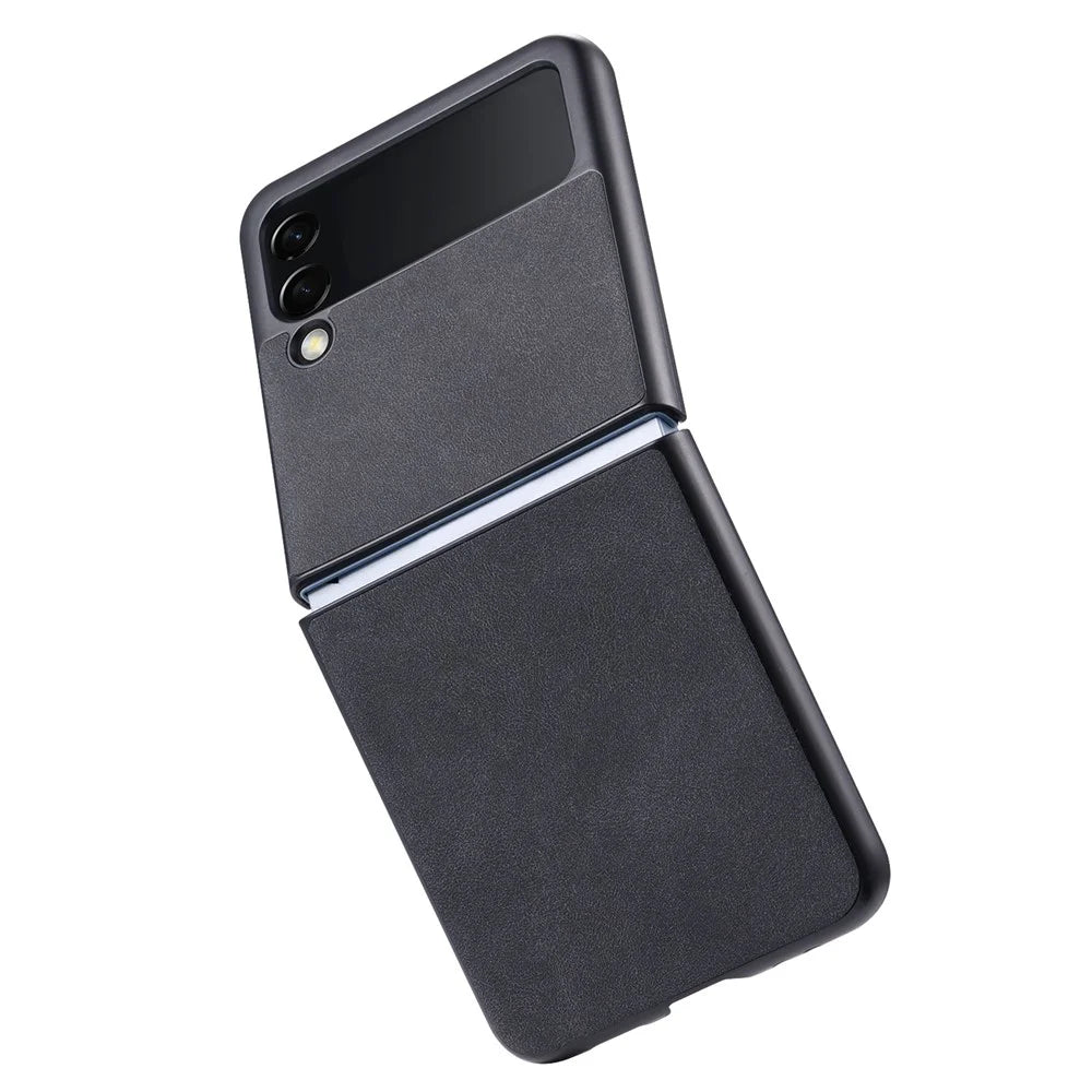 VILI TR Series Phone Cover for Samsung Galaxy Z Flip3 5G Leather Coated Protective PC Case - 2