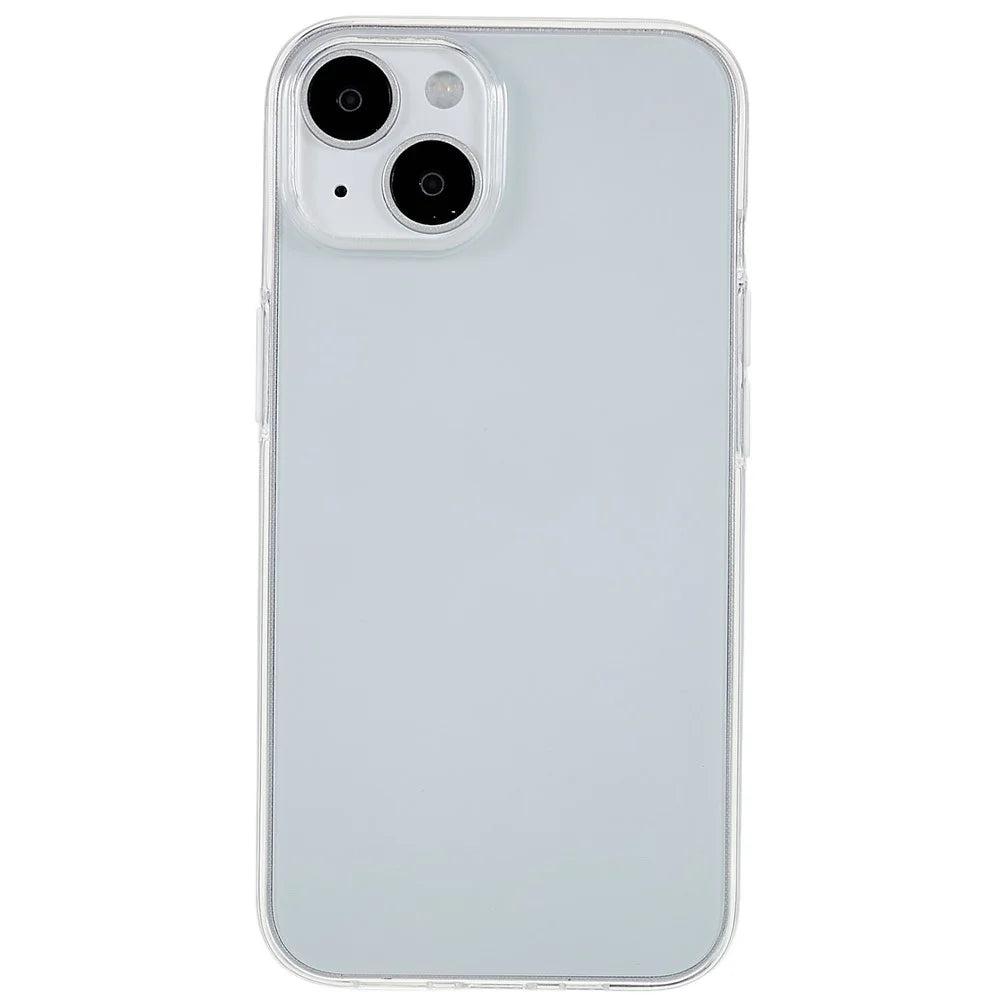 For iPhone 15 Flexible TPU Clear Phone Cover Super Slim Shockproof Cell Phone Case Shell - 2