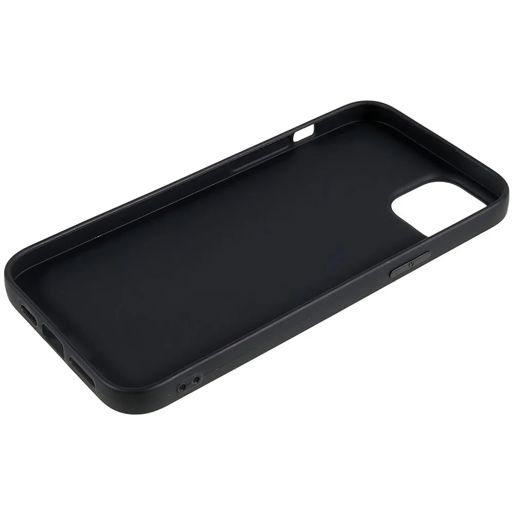 Phone Cover for iPhone 15 Fingerprint Free Matte Finish TPU Back Case - Black - 5
