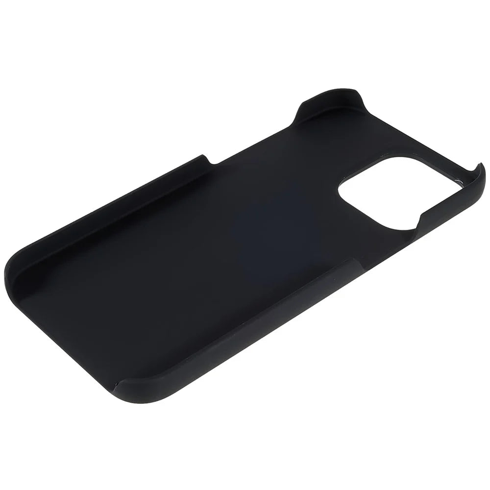 For iPhone 15 Pro Max Rubberized Cell Phone Case Scratch-resistant PC Protective Phone Cover - Black - 7