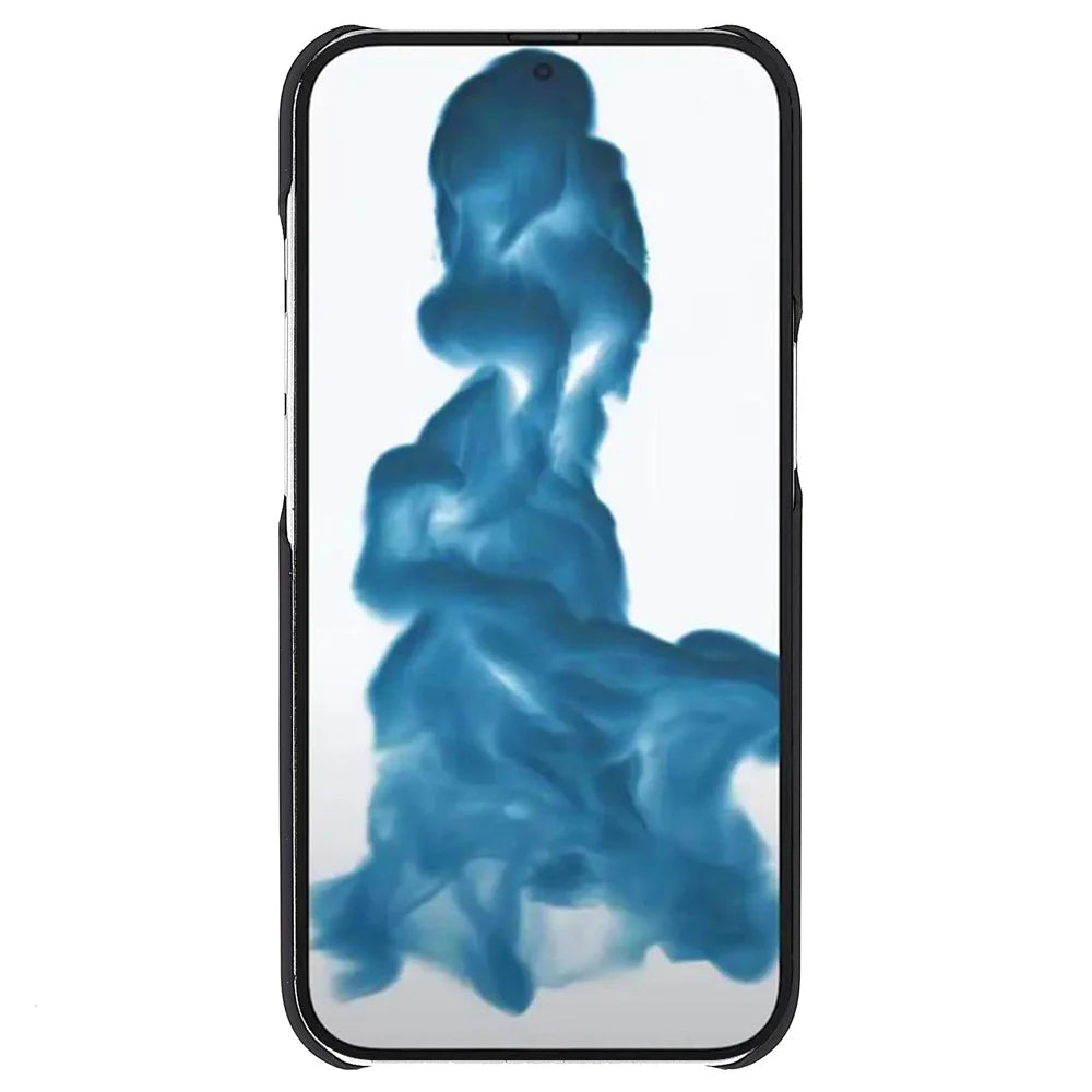 Rubberized Cell Phone Case for iPhone 15 , Scratch-resistant PC Protective Phone Cover - Black - 4