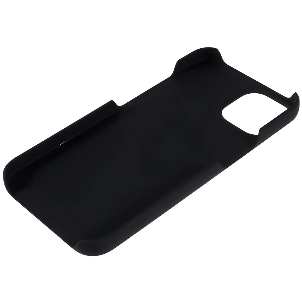 Rubberized Cell Phone Case for iPhone 15 , Scratch-resistant PC Protective Phone Cover - Black - 7