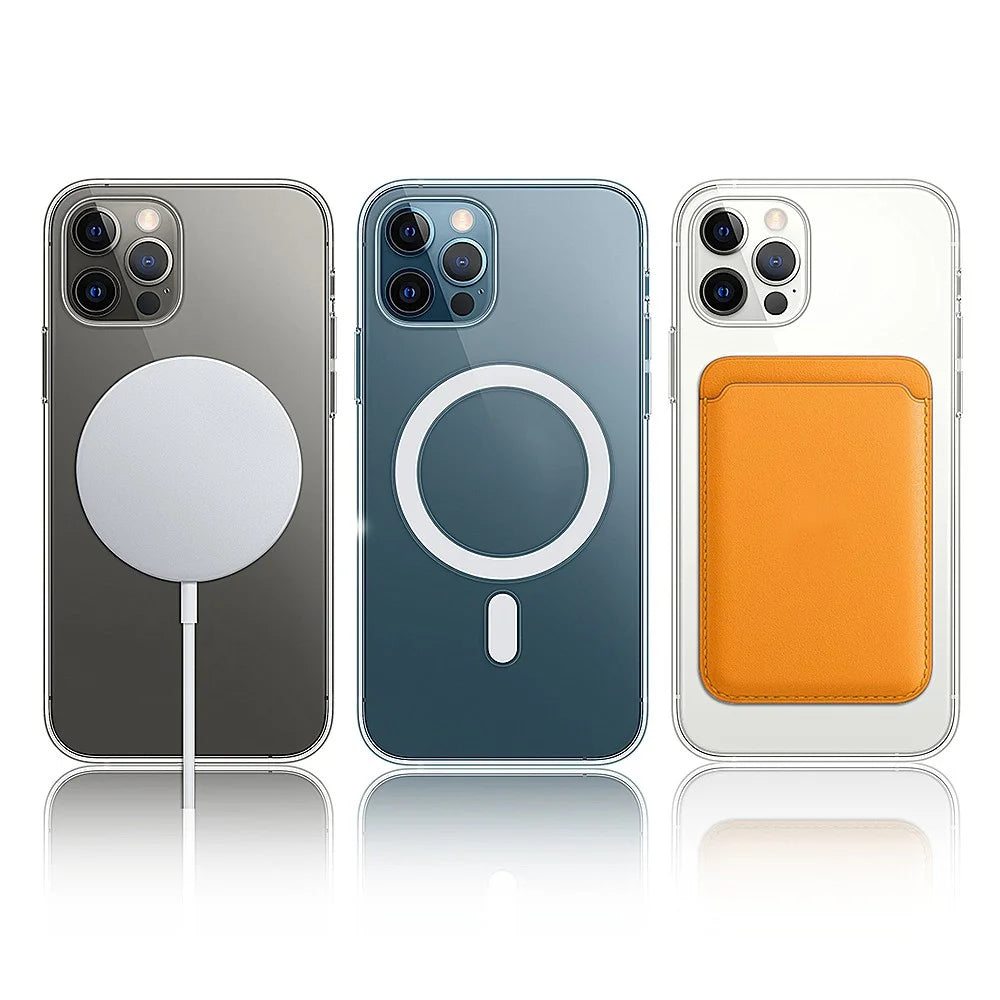 Phone Case Cover for iPhone 15 Pro , Compatible with MagSafe Magnetic Ring HD Clear Acrylic+TPU Phone Shell - 7