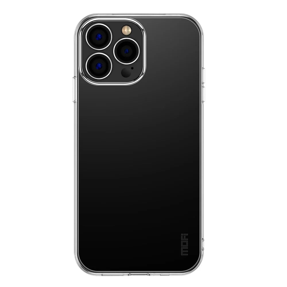 MOFI Transparent Phone Cover for iPhone 15 Pro Max , Anti-scratch Protective TPU Phone Case - 2