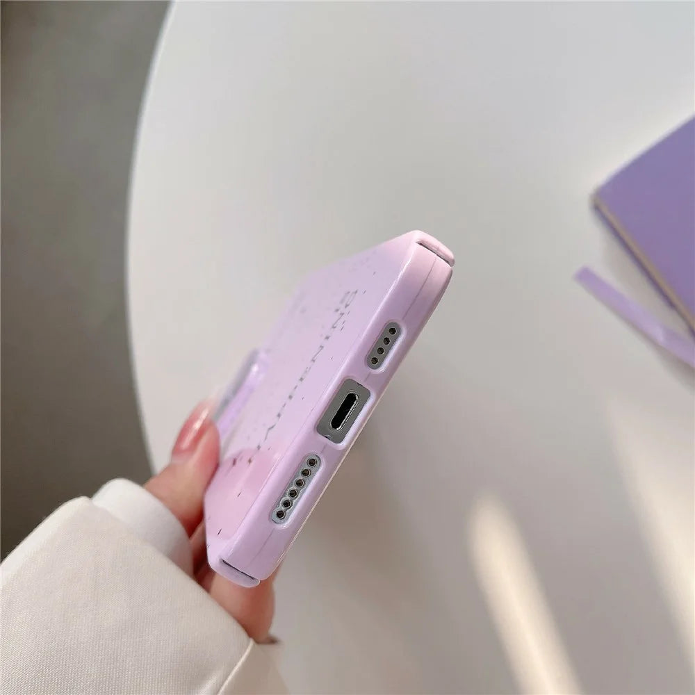 For iPhone 12 Pro Max 6.7 inch Hard PC Phone Case Pattern Printing Protective Glossy Phone Shell - Splash-Ink - 7