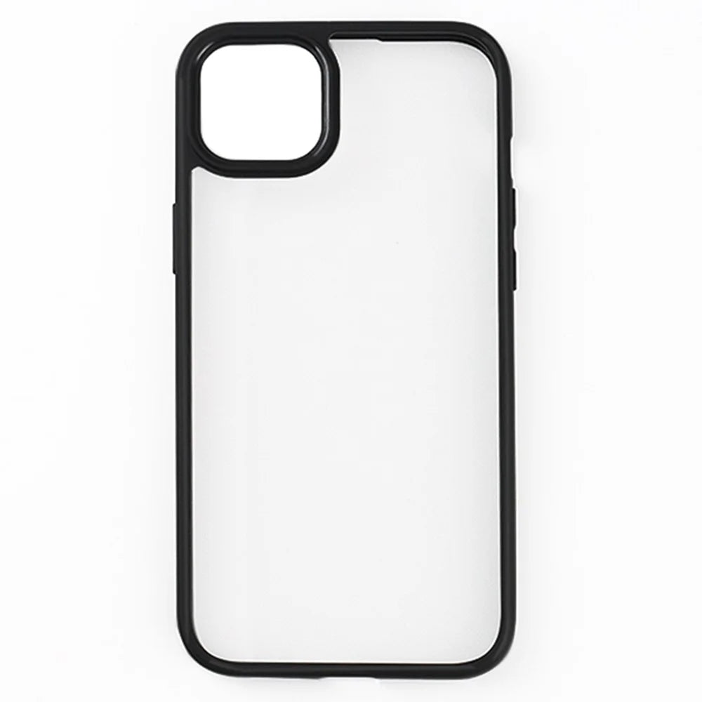 For iPhone 15 Plus Transparent Phone Case PC + TPU Anti-drop Protective Phone Cover - 1