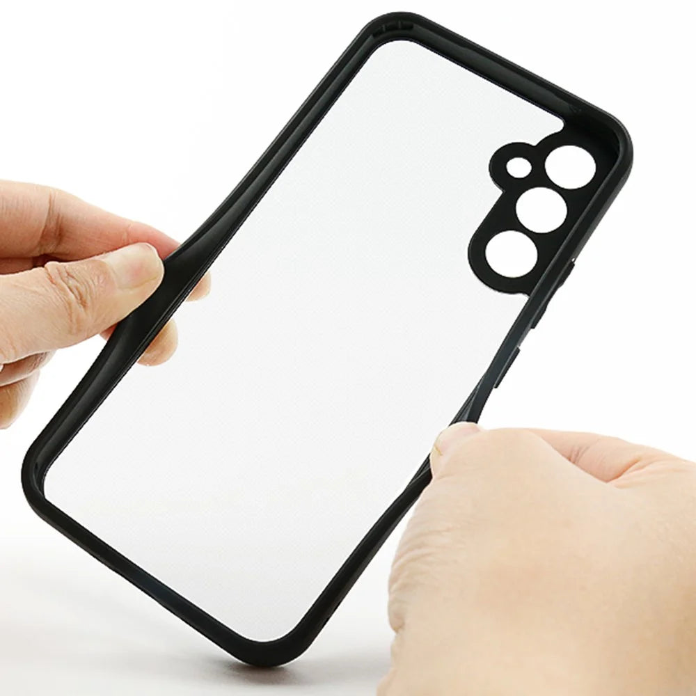 For Samsung Galaxy A34 5G Lightweight Transparent Phone Cover TPU + Hard PC Mobile Phone Case - 6
