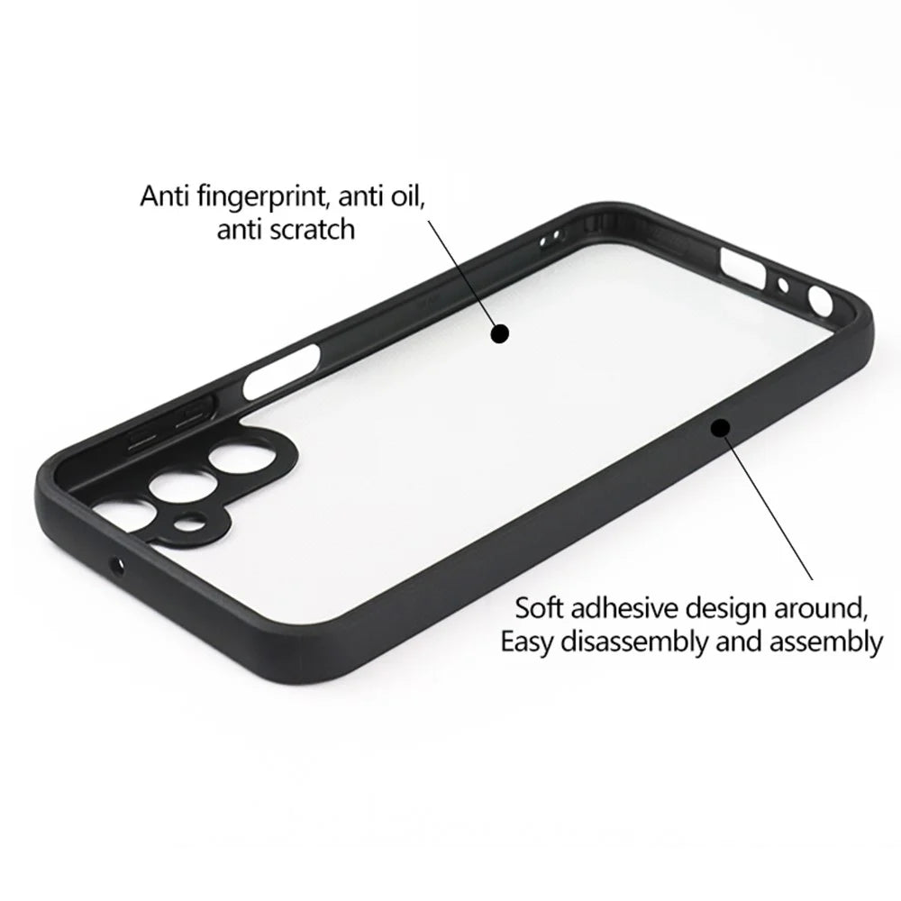 For Samsung Galaxy A24 4G (162.1 x 77.6 x 8.3mm) Slim-Fit Phone Cover Anti-Dust TPU + Hard PC Transparent Phone Case - 7