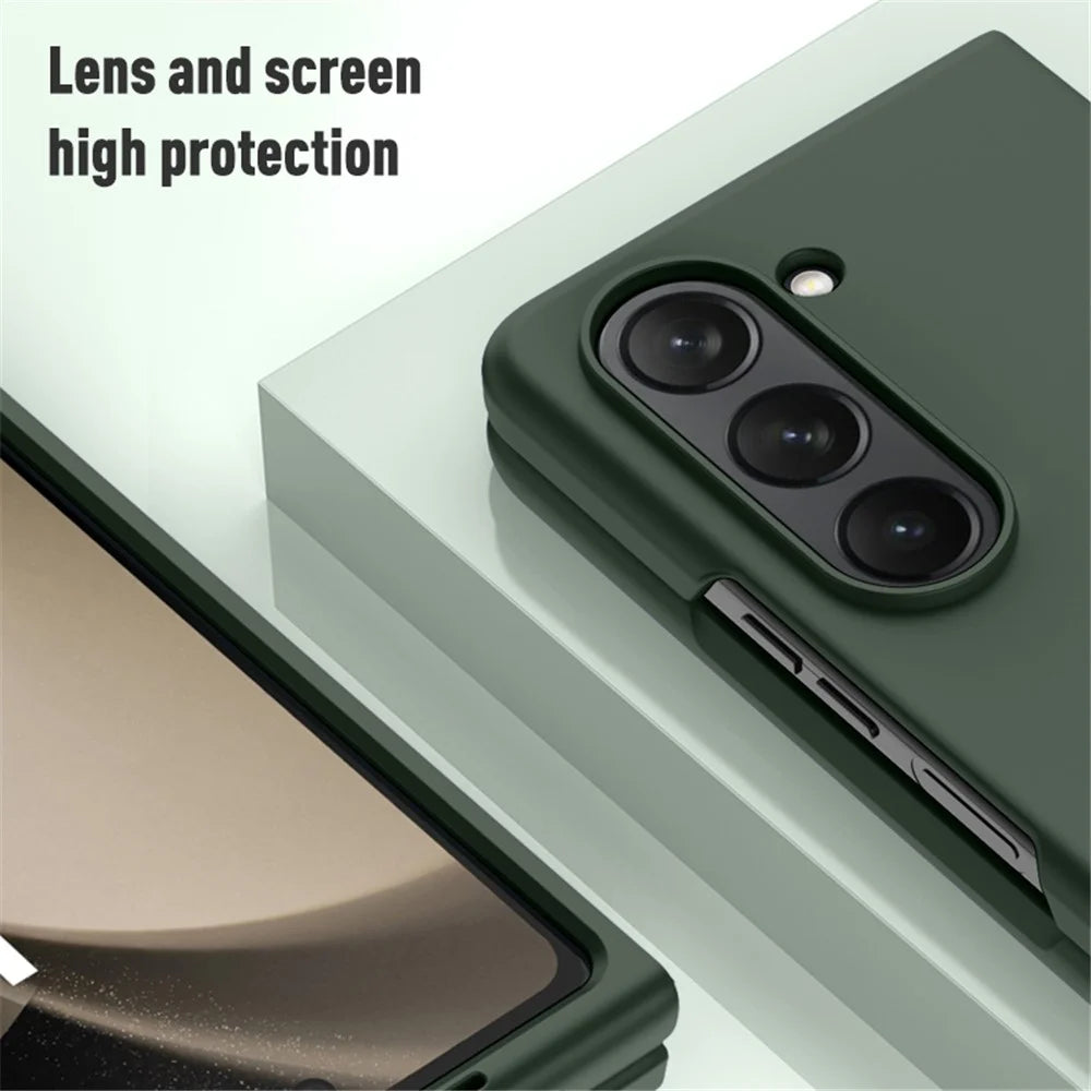 For Samsung Galaxy Z Fold5 5G Hard PC Phone Case  Skin-touch Feeling Shockproof Cover - Green - 3
