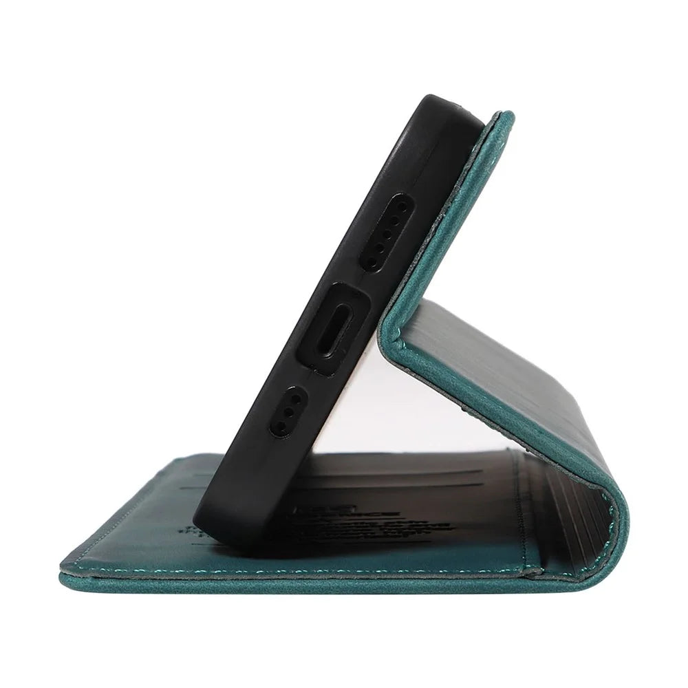 BETOPNICE 003 For vivo Y78 5G / Y78+ 5G RFID Blocking Flip Stand Cover Wallet PU Leather Shell Phone Case - Green - 5