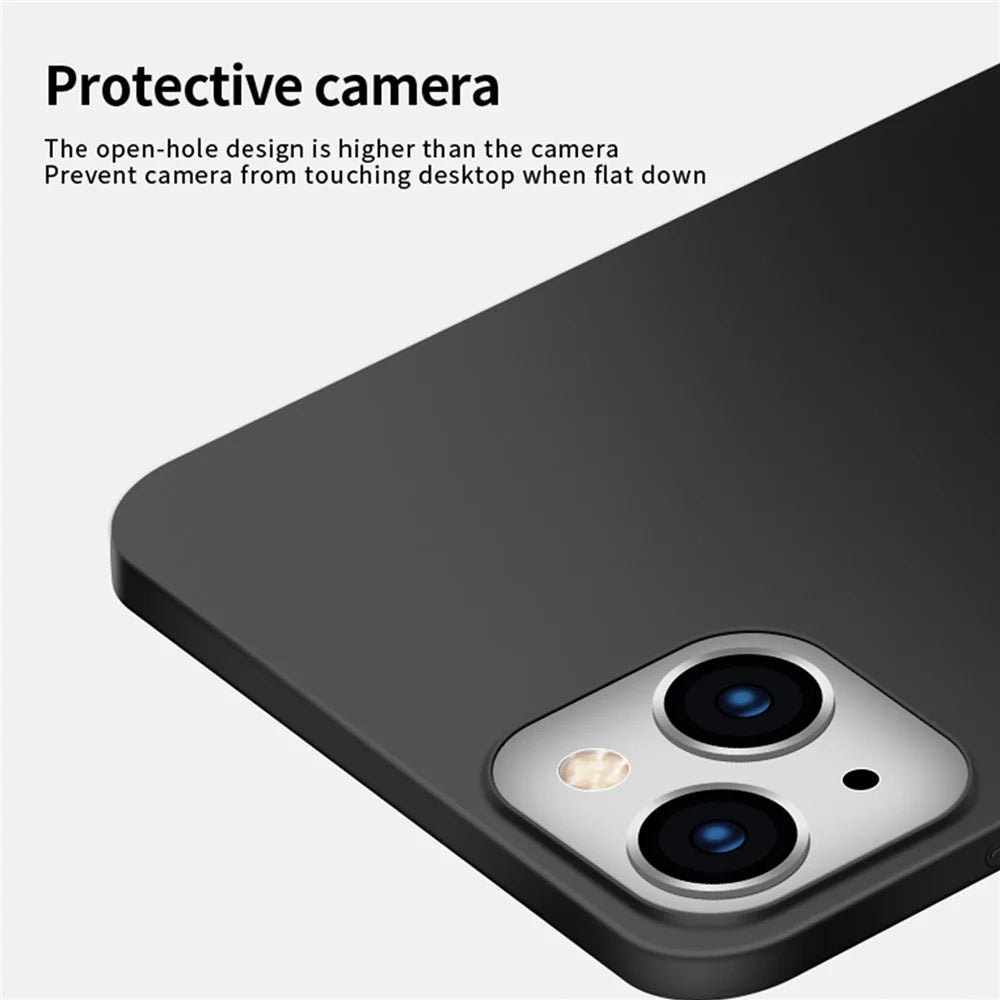 MOFI JK PC Series-1 Shield for iPhone 15 Pro Anti-Fingerprint Matte PC Phone Case Cell Phone Cover - Black - 4