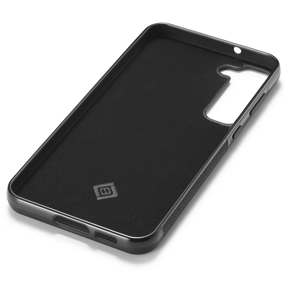 LC.IMEEKE For Samsung Galaxy S23+ Carbon Fiber Splicing Phone Cover PU Leather Coated TPU + EVA Case - 3