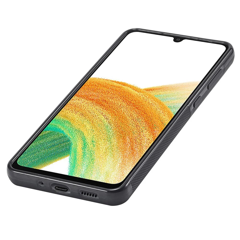 LC.IMEEKE For Samsung Galaxy A73 5G Anti-drop Phone Case Carbon Fiber Leather+TPU+EVA Cover - 4