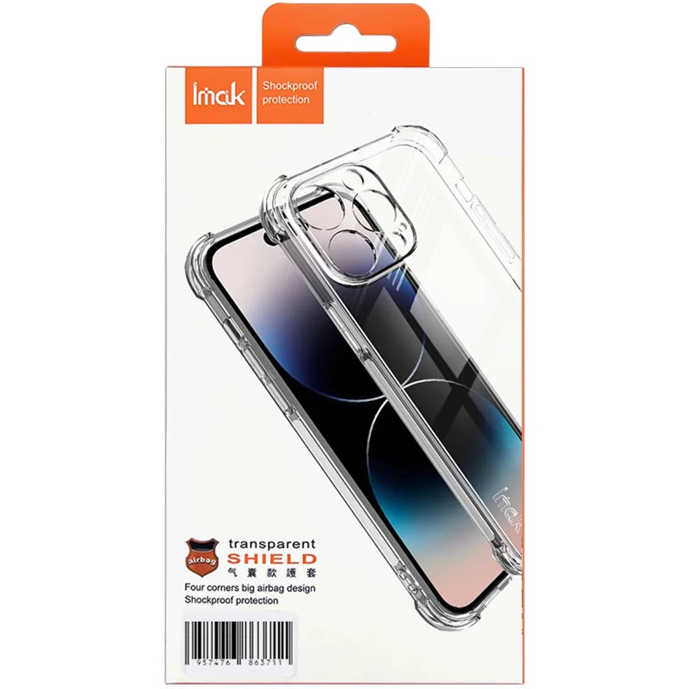 IMAK For Asus Zenfone 10 5G Phone Case Four Corner Anti-drop Clear TPU Back Cover - Transparent - 7