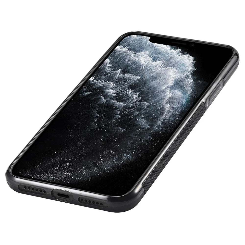 LC.IMEEKE For iPhone 11 Pro Anti-Scratch Phone Cover Carbon Fiber Texture PU Leather+TPU+EVA Shell - 6
