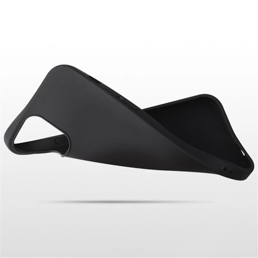 For iPhone 15 Pro Soft TPU Back Protective Cover Matte Finish Coating Anti-Scratch Phone Case - Black - 2