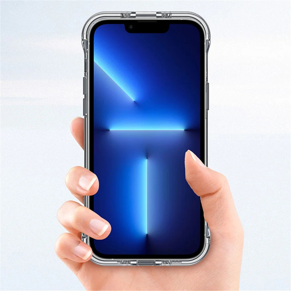 Phone Case for iPhone 15 , Clear Concealed Kickstand PC+TPU Phone Shell Compatible with MagSafe - 2