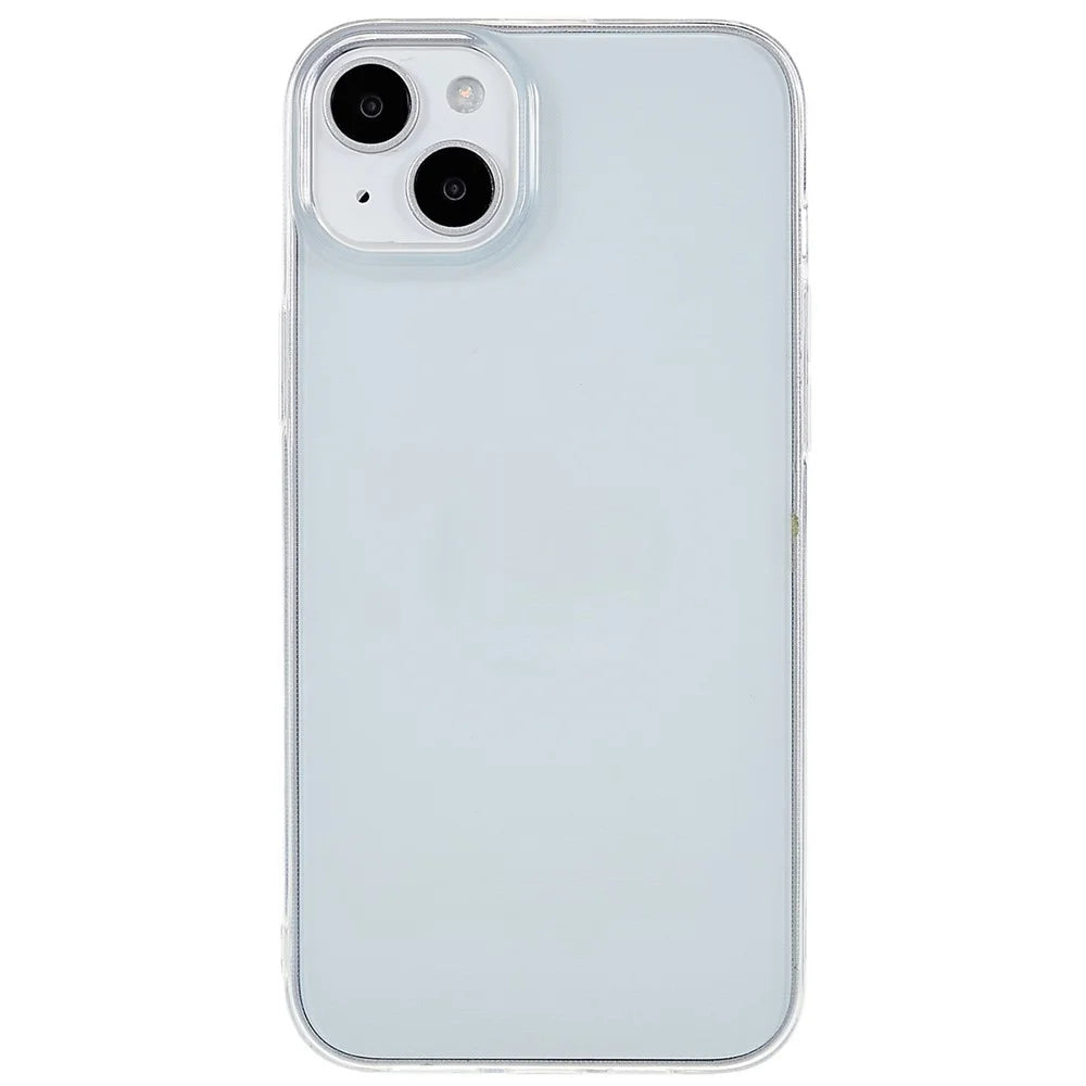 2.0mm Soft TPU Watermark-free Phone Case for iPhone 15 Plus , Transparent Anti-scratch Phone Cover - 2