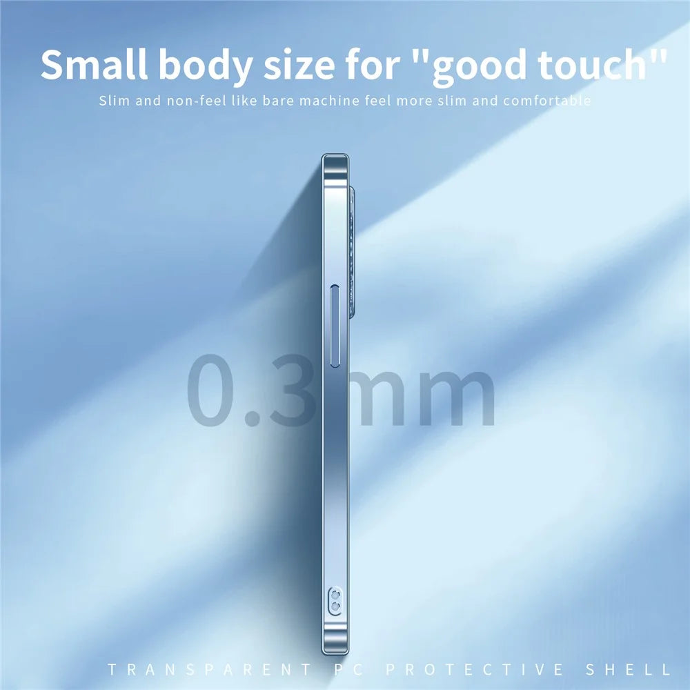 MOFI JK PC Transprent Series Hard PC Case for iPhone 15 Pro , Anti-scratch Protective Phone Cover - 3