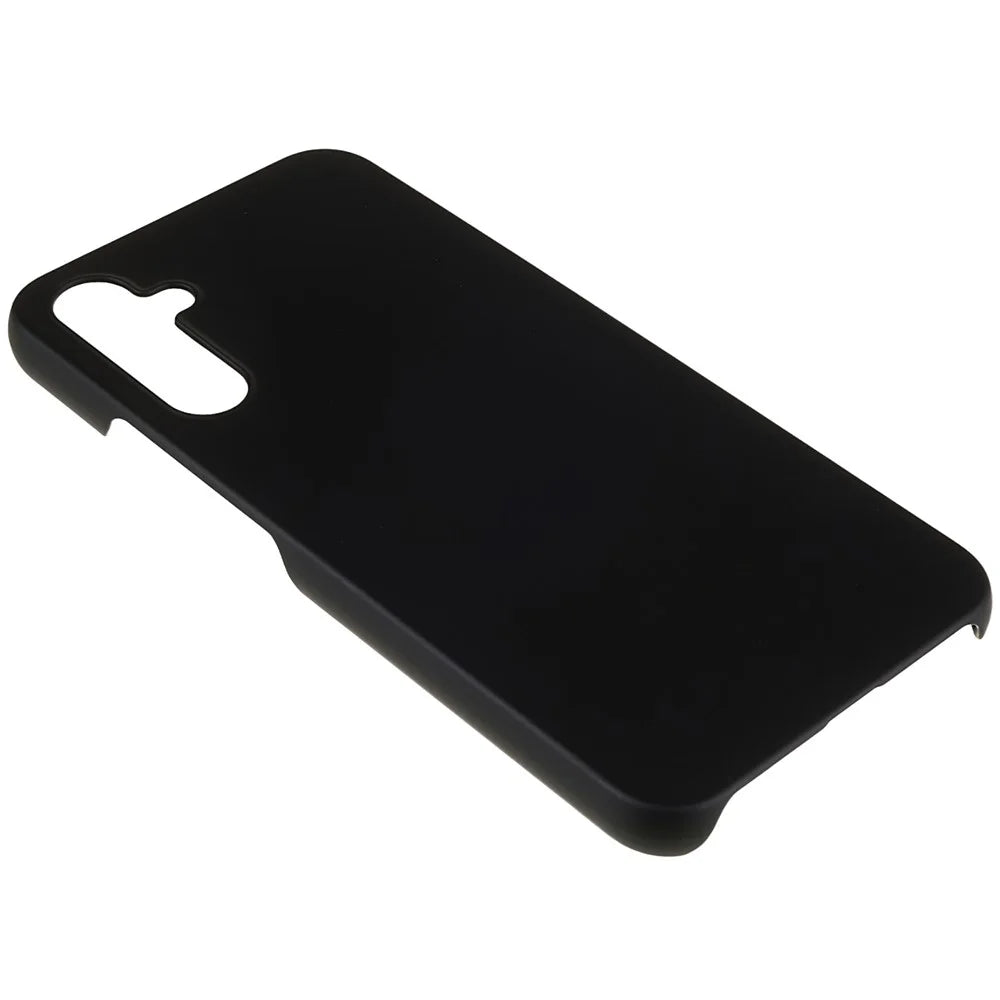 For Samsung Galaxy S23 FE Cell Phone Case Anti-Fingerprint Rubberized PC Mobile Phone Cover - Black - 4