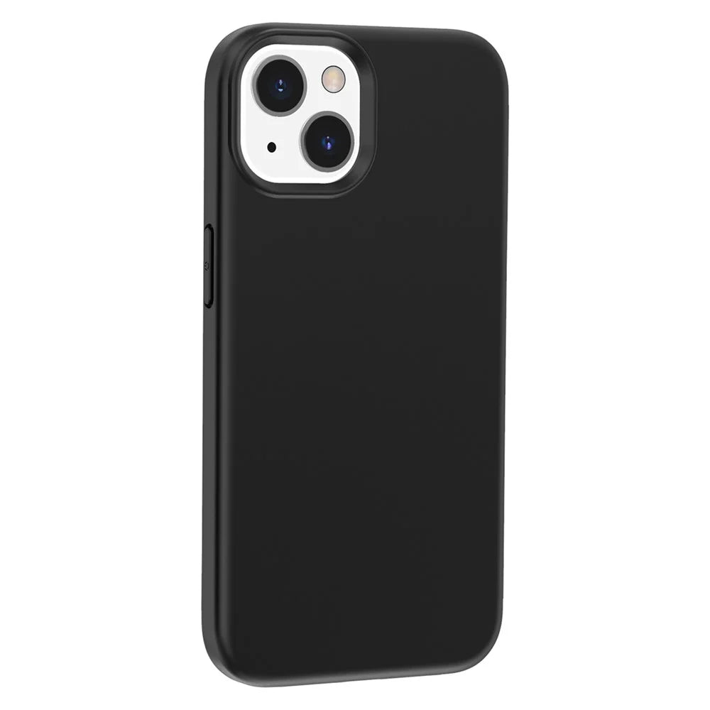 For iPhone 15 Rubberized Surface PC + TPU Hybrid Phone Shell Anti-Scratch Phone Case Cover - Black - 7