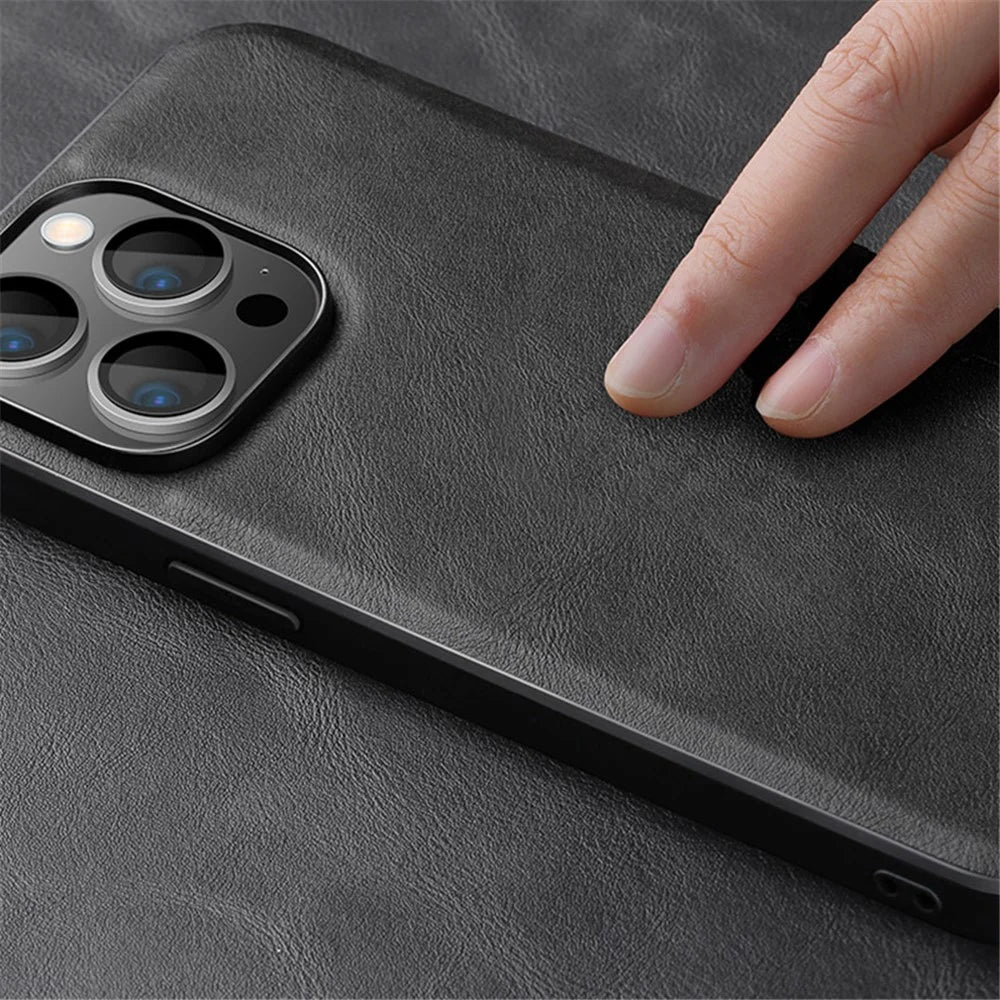 X-LEVEL Bojue-3 Series For iPhone 15 Pro Max PU Leather+TPU Phone Cover Anti-fall Back Case - Brown - 2