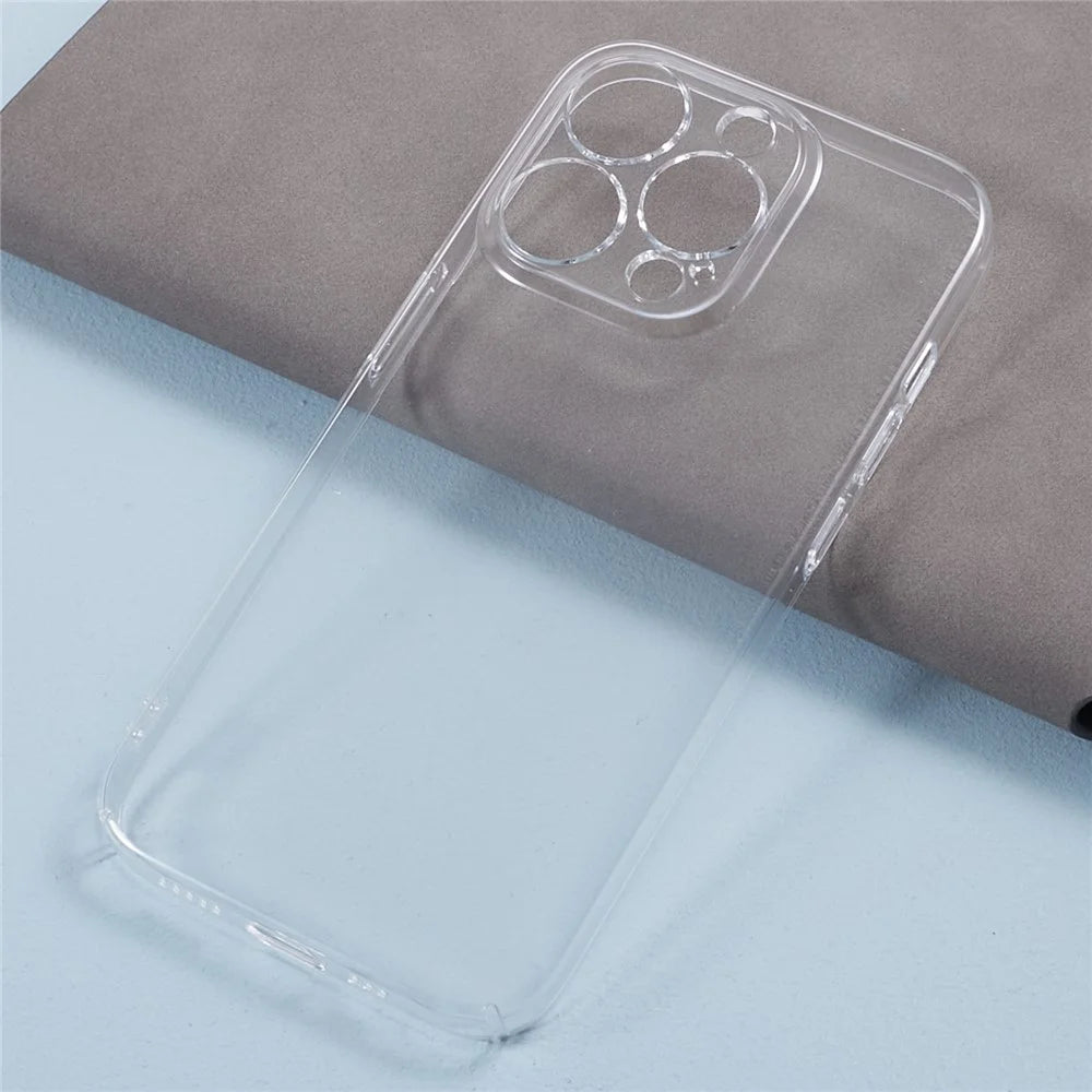 100PCS For iPhone 13 Pro Max HD Transparent Phone Shell Clear Plastic Cell Phone Cover Hard Phone Case - 6