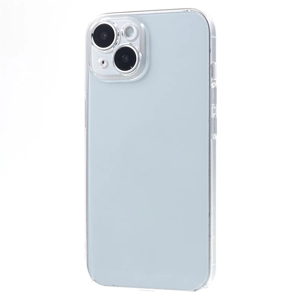 100PCS For iPhone 13 Clear Plastic Cell Phone Cover Slim-Fit Hard Phone Case HD Transparent Shell - 3