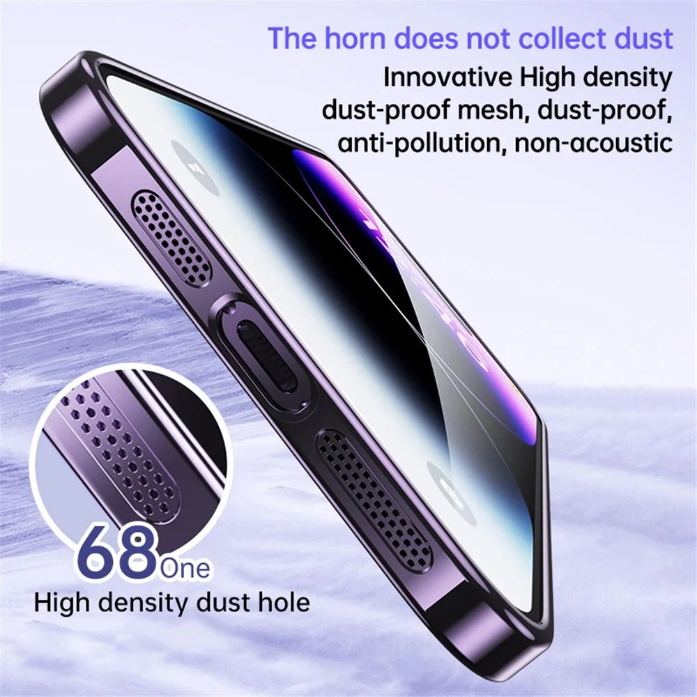 SULADA XingZuan Series For iPhone 15 Pro Glitter Phone Case Rhinestone Decor Electroplating Soft TPU Back Cover - Black - 5