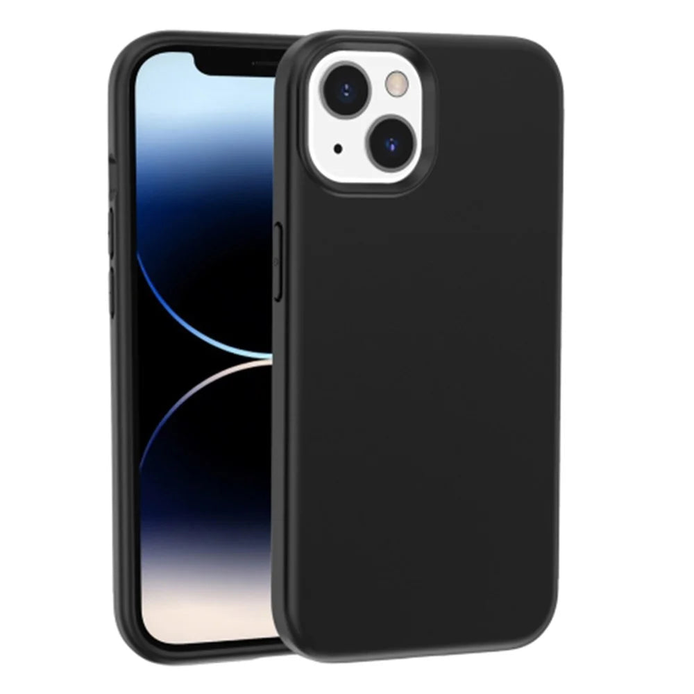 For iPhone 15 Plus Mobile Phone Case TPU+PC Shell Thickened Skin-touch Feeling Cell Phone Cover - 1