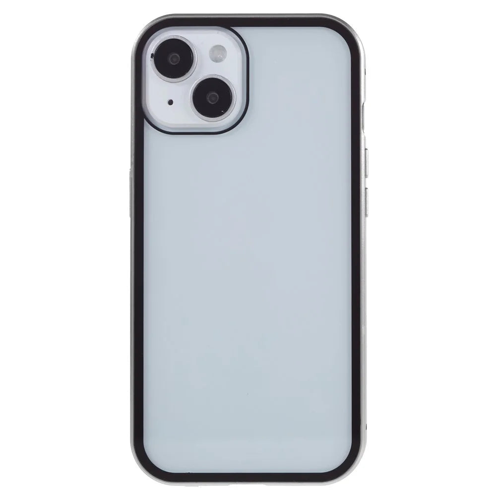 For iPhone 15 Plus Anti-Spy Phone Case Magnetic Adsorption Metal Frame + Double-sided Tempered Glass Shockproof Cover - Silver - 6