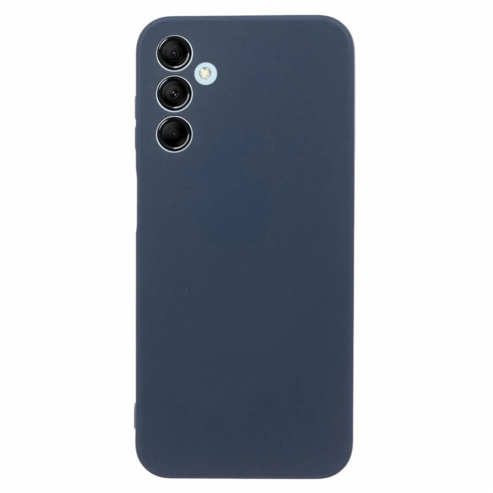Double-Sided Matte TPU Cover for Samsung Galaxy M14 5G , Anti-scratch Cell Phone Case - Navy Blue - 1