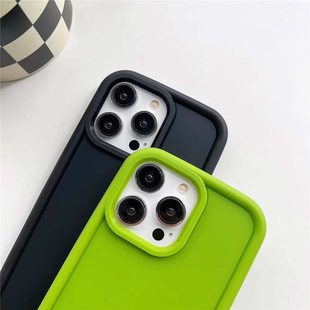 For iPhone 15 Pro Silicone Phone Case Anti-scratch Mobile Phone Back Protective Cover - White - 2
